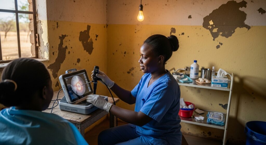 Ethical AI for rural Africa empowering communities through smarter data collection and analysis in health diagnostics like EVA Scope