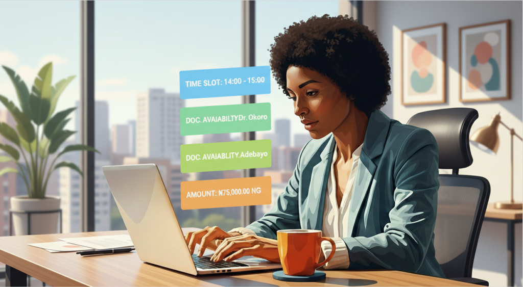Seamless hsopital visit scheduling